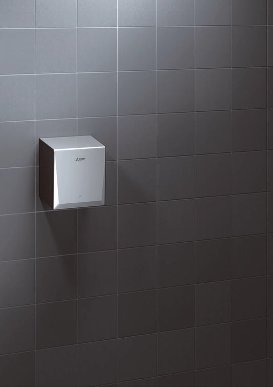 Mitsubishi Jet Towel Smart – Silver Commercial Hand Dryer (JT-S1AP-S-NA)